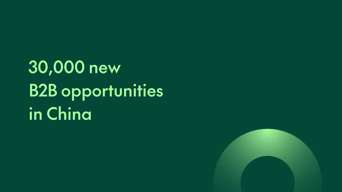 30,000 Opportunities to Sell: New Tender Data from China