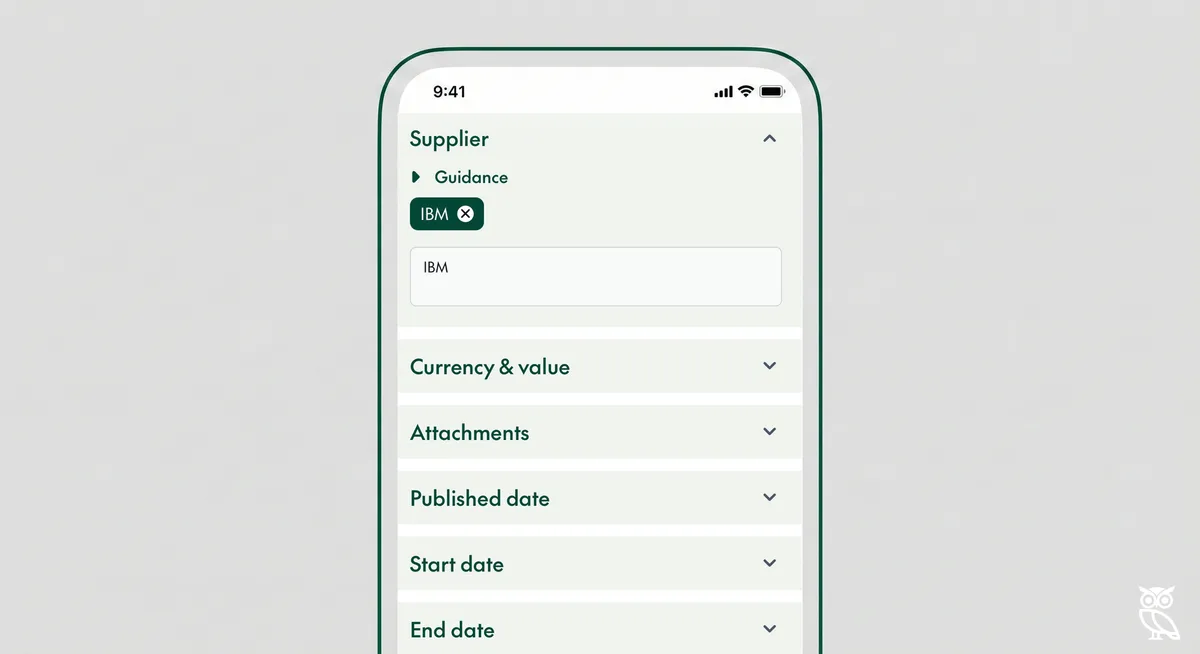 How to search by supplier