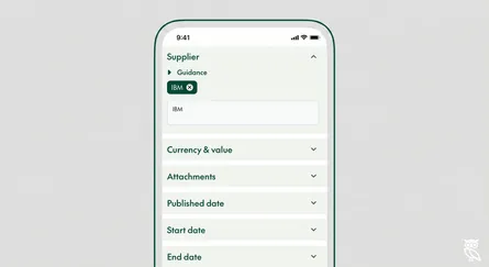 How to search by supplier