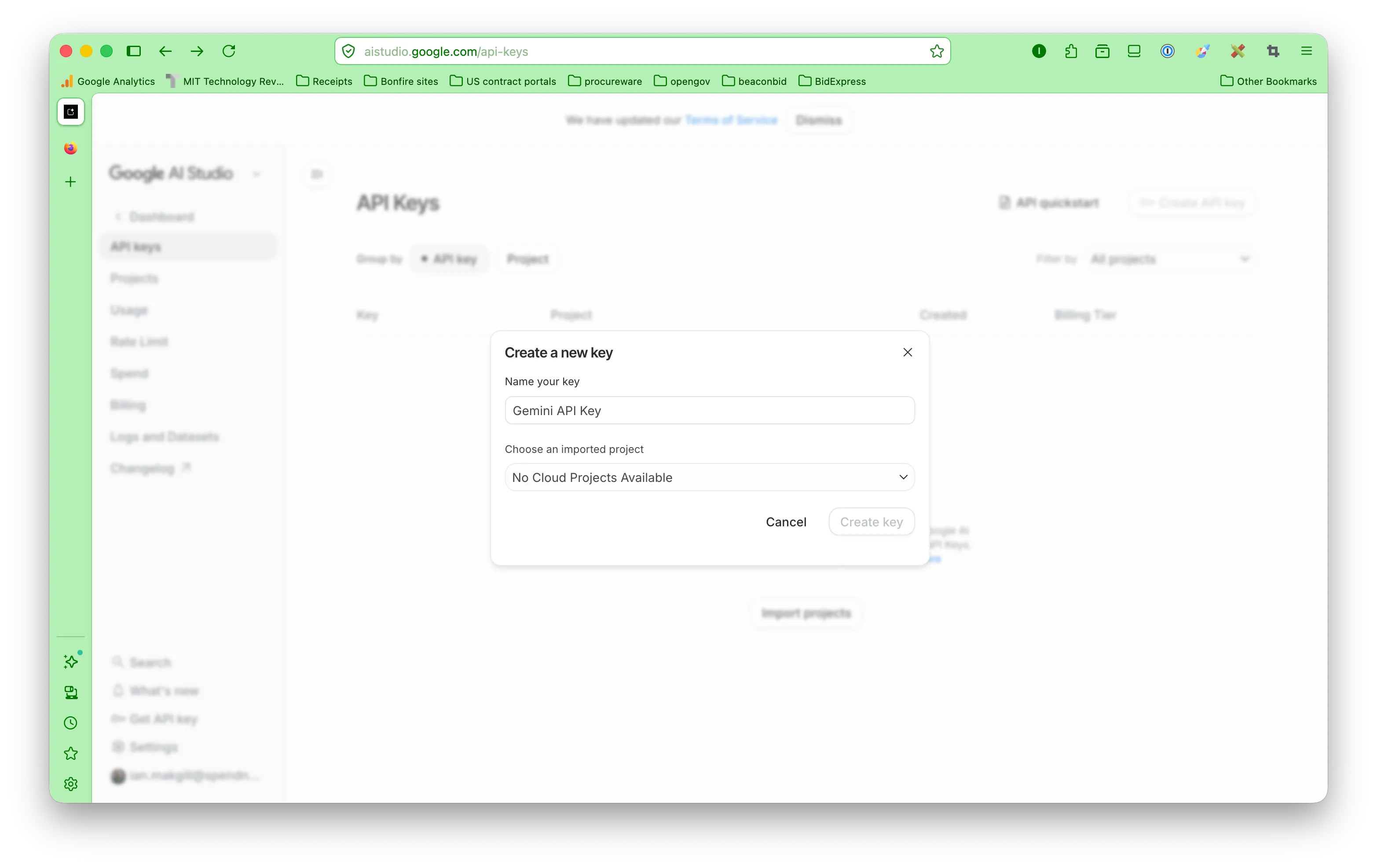 Gemini API Key