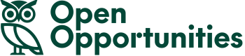 The Open Opportunities Owl logo - The fastest way from A to Bid.